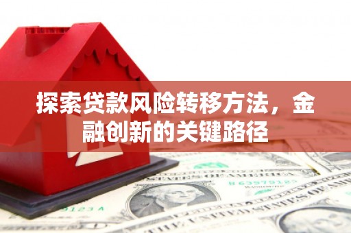 高阳探索贷款风险转移方法，金融创新的关键路径