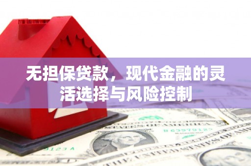 高阳无担保贷款，现代金融的灵活选择与风险控制