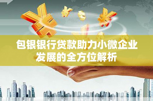 高阳包银银行贷款助力小微企业发展的全方位解析 高阳包银银行贷款助力小微企业发展的全方位解析