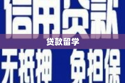 高阳贷款留学