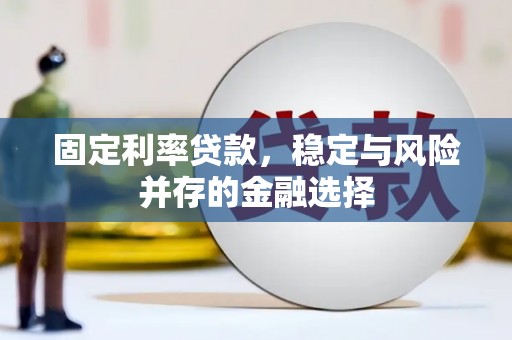高阳固定利率贷款，稳定与风险并存的金融选择