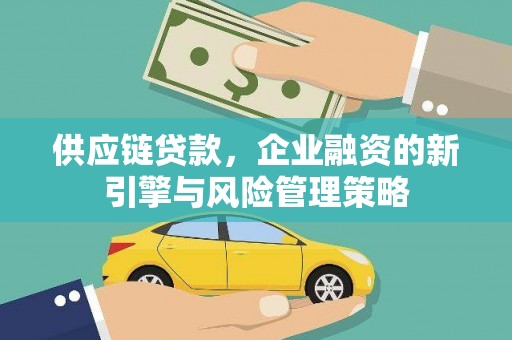 高阳供应链贷款，企业融资的新引擎与风险管理策略
