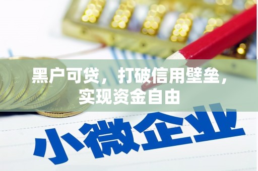 高阳黑户可贷，打破信用壁垒，实现资金自由