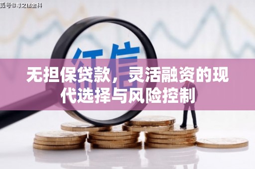 高阳无担保贷款，灵活融资的现代选择与风险控制