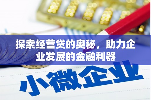 高阳探索经营贷的奥秘，助力企业发展的金融利器