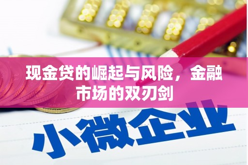 高阳现金贷的崛起与风险，金融市场的双刃剑