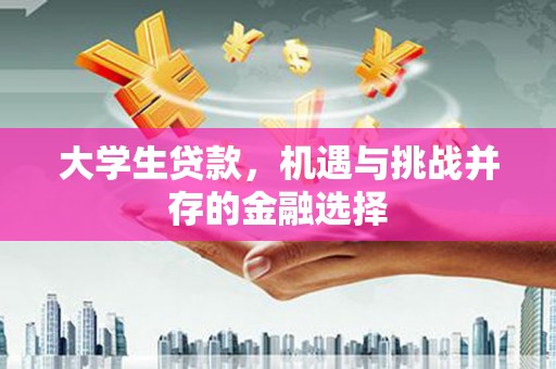 高阳大学生贷款，机遇与挑战并存的金融选择