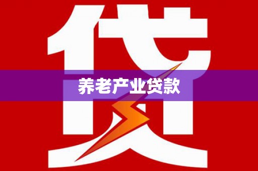 高阳养老产业贷款