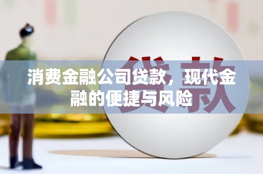 高阳消费金融公司贷款，现代金融的便捷与风险