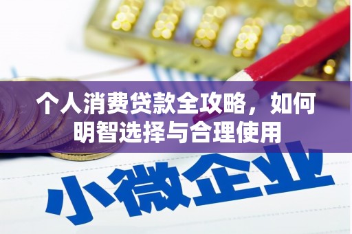 高阳个人消费贷款全攻略，如何明智选择与合理使用